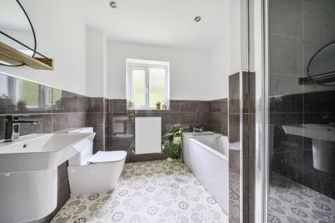 Family bathroom with walk-in shower