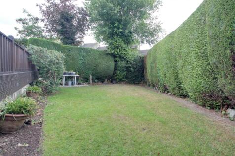 The lower part of the back garden