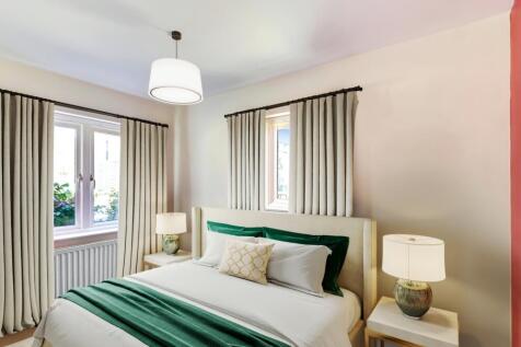 Digitally redressed as a bedroom