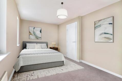 Digitally redressed as a bedroom