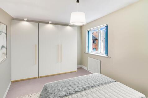 Digitally redressed as a bedroom