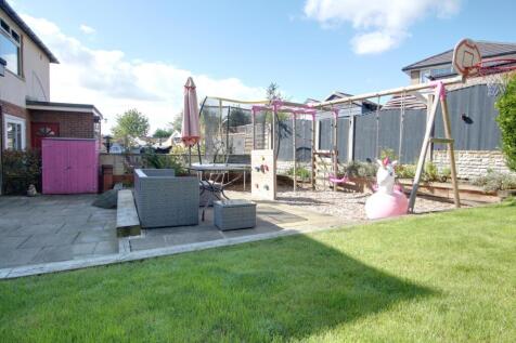 Patio area at the back of the house