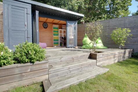 Summerhouse and timber deck