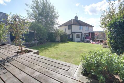 Top of the garden looking back towards the house