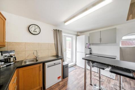 Kitchen with patio doors to garden