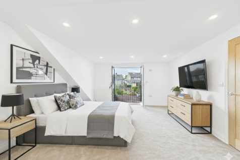 Master Bedroom - This image has been digitally enh