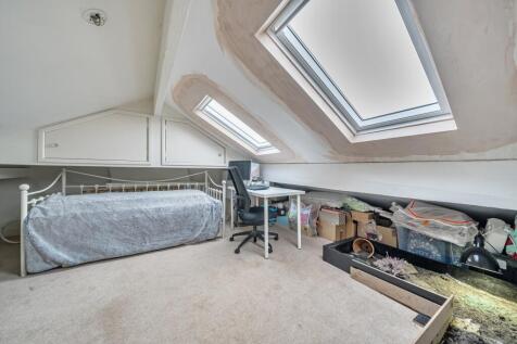 converted attic room - office space
