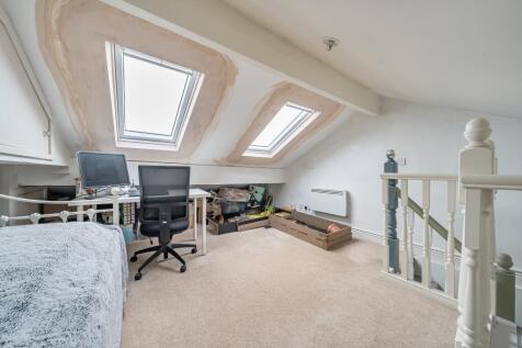 converted attic room - office space