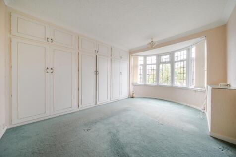 Main bedroom with fitted wardrobes