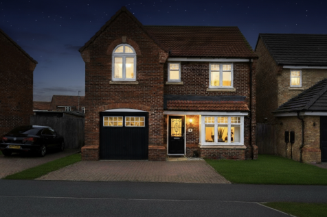 Front Of Property By Night