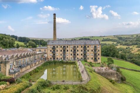 aerial shot of Oats Royd Mill
