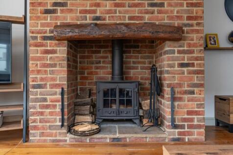 The feature fireplace that gives such character to