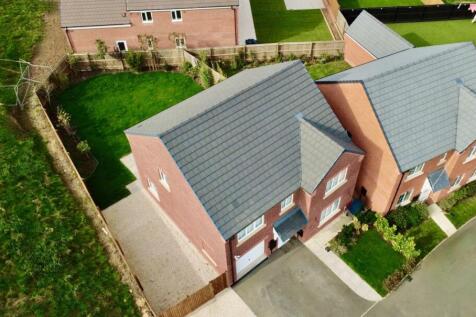 Aerial view of the property