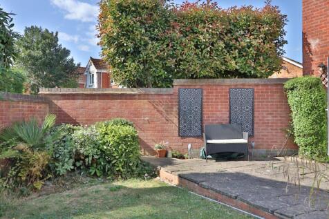 Patio and wall of garden