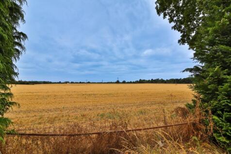 fields at end of garden