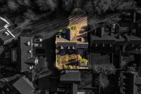 Aerial view of home