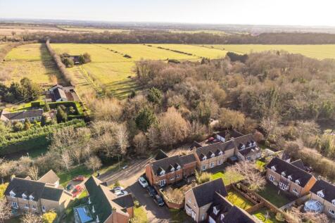 Aerial view of home