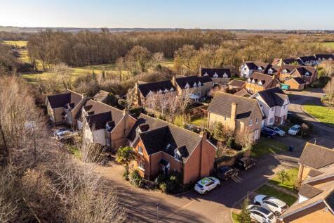 Aerial view of home