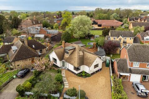 Aerial view of home