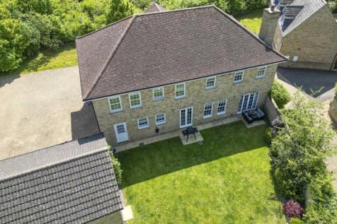 Aerial view of home