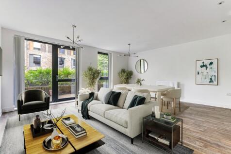 Kitchen Living Area - Digitally staged