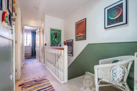 Spacious Landing with Storage