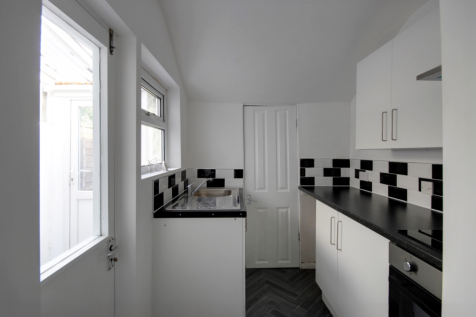 kitchen shot from dining room door 
