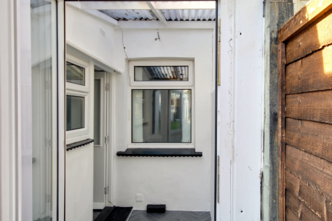 Rear door to garden from sun room
