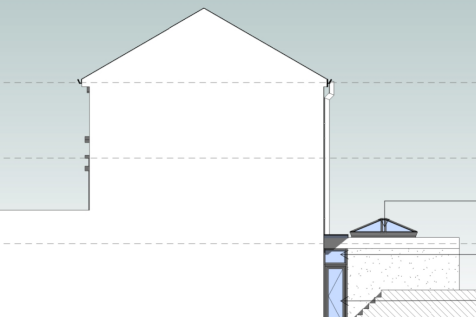 Rear extension plan
