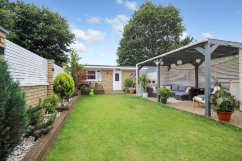 Rear garden shot from back of the property and the