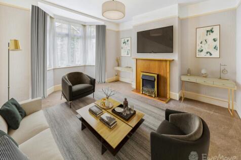 Living Room - Digitally Staged