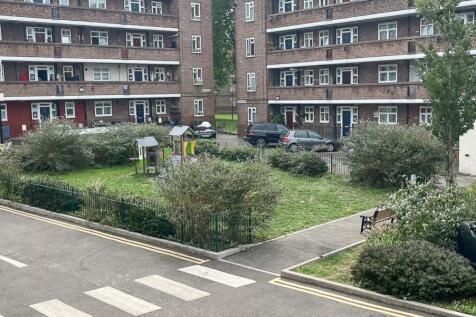 View of communal garden playground
