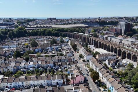 Aerial sea and viaduct