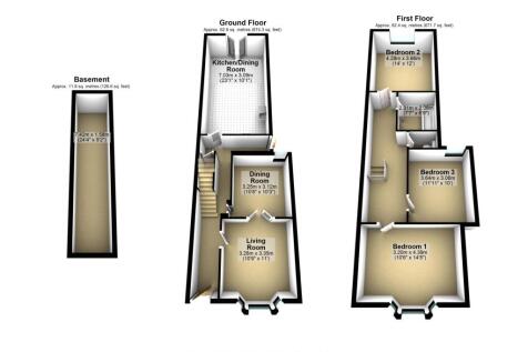 134 St Asaph Road, Brockley 3d