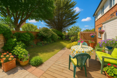 Sunlit Garden Retreat with Vibrant Blooms.png