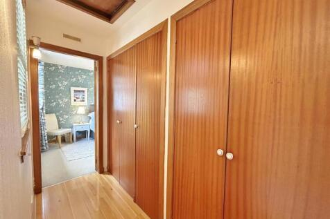 Hallway with storage