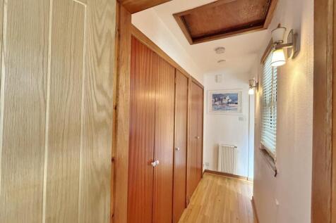 Hallway with storage
