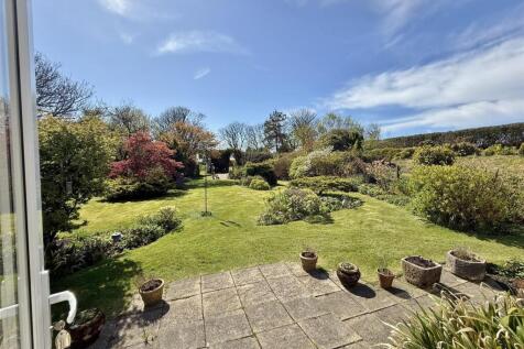 Patio and gardens from the conservatory