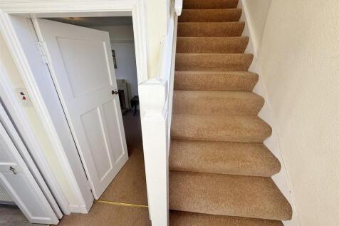 Stairs up to bedrooms