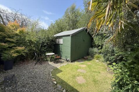 Garden and timber shed
