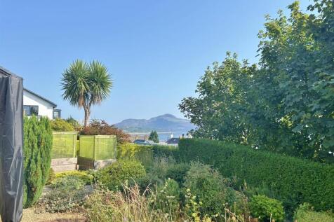 Side gardens view to Holy Isle