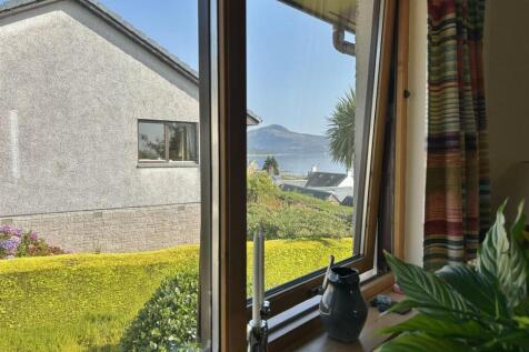 Lounge side view to Holy Isle