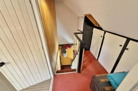 Upper hallway looking down