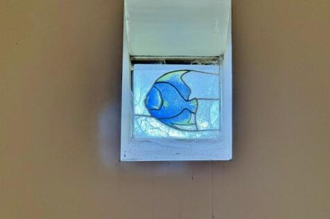 Lounge stained glass window