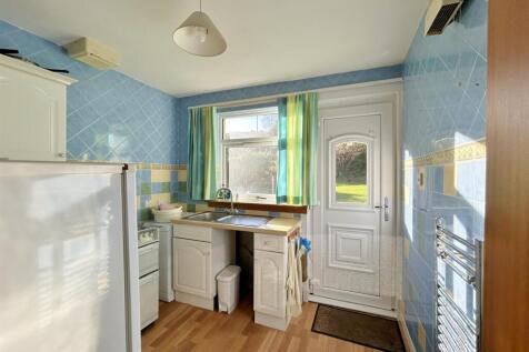 Kitchen with door to rear garden