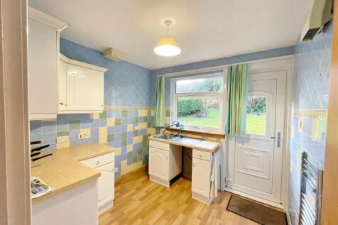Kitchen with door to rear garden