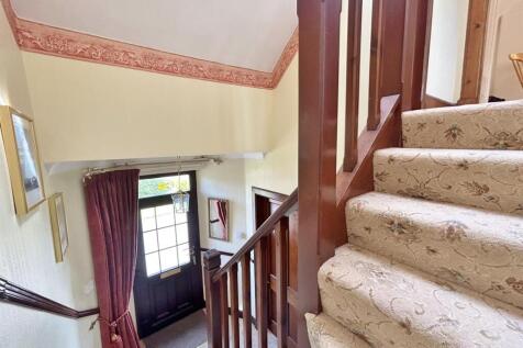 From halfway up stairs