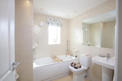 A family bathroom completes the home