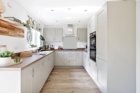 3 sided kitchen with lots of storage