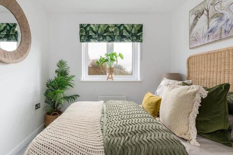 Bedroom two has space for a double bed